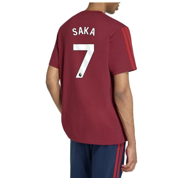 2026-2027 Arsenal DNA Tee (Burgundy) (Saka 7)