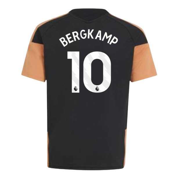 2026-2027 Arsenal Training Jersey (Black) - Kids (Bergkamp 10)