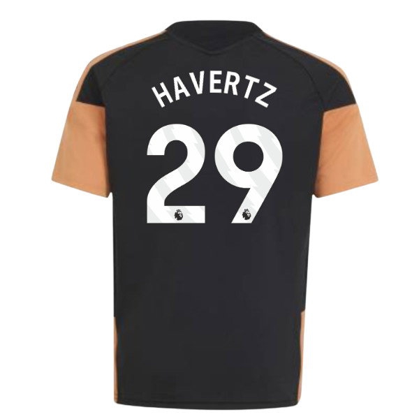 2026-2027 Arsenal Training Jersey (Black) - Kids (Havertz 29)