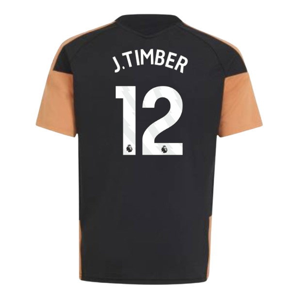2026-2027 Arsenal Training Jersey (Black) - Kids (J.Timber 12)
