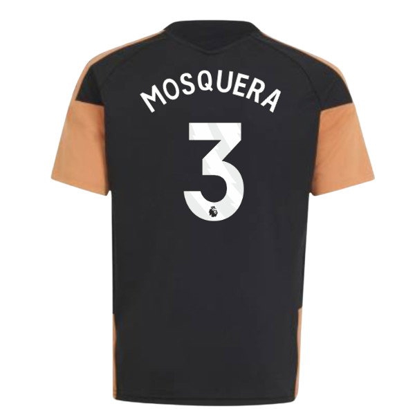 2026-2027 Arsenal Training Jersey (Black) - Kids (Mosquera 3)