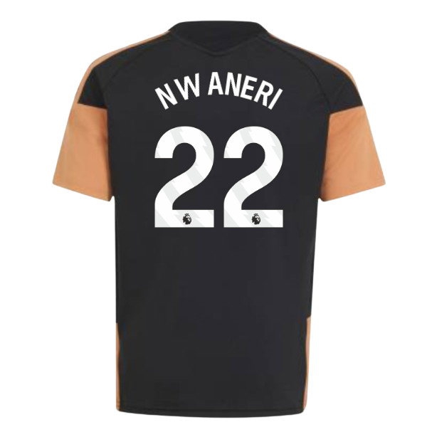 2026-2027 Arsenal Training Jersey (Black) - Kids (Nwaneri 22)
