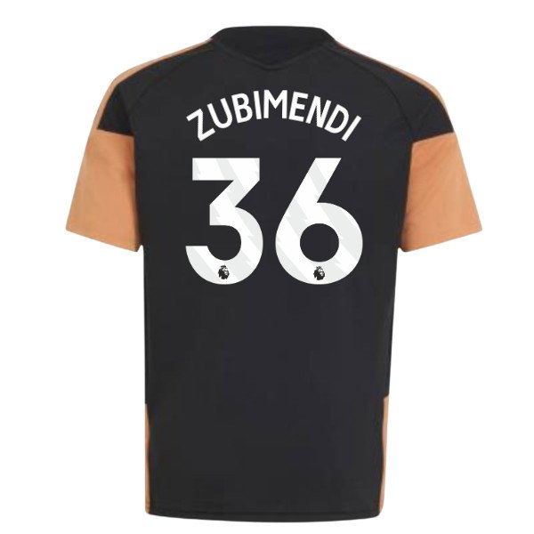 2026-2027 Arsenal Training Jersey (Black) - Kids (Zubimendi 36)