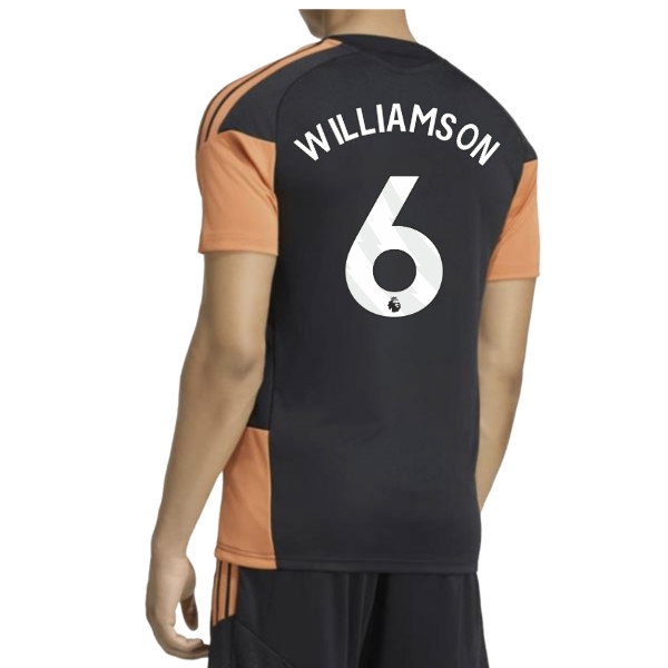 2026-2027 Arsenal Training Jersey (Black) (Williamson 6)
