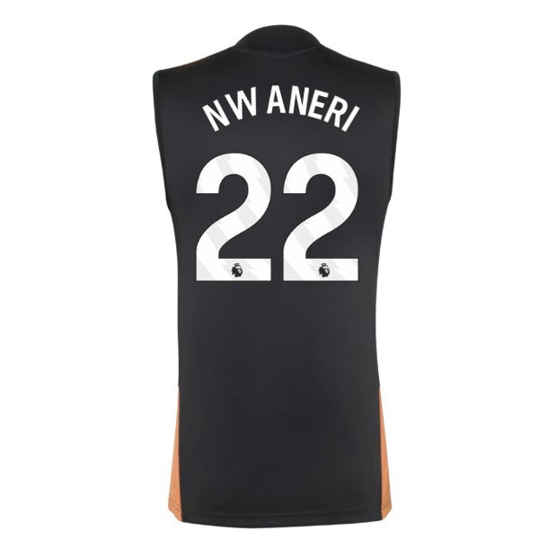 2026-2027 Arsenal Training Sleeveless Jersey (Black) (Nwaneri 22)