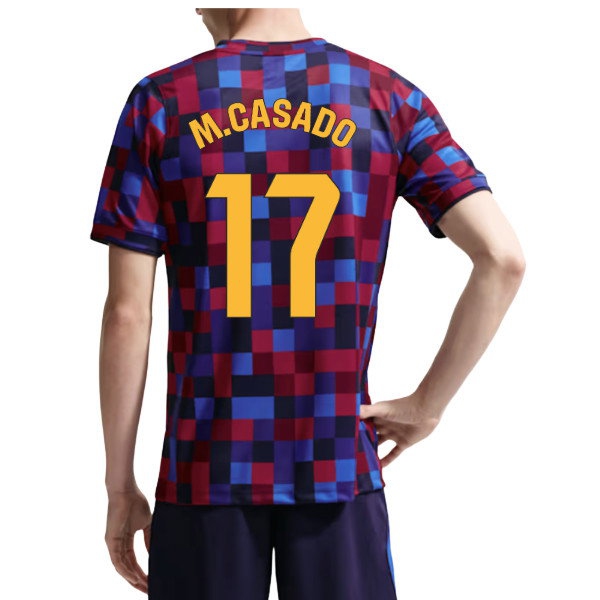 2026-2027 Barcelona Home Pre Match Top (Noble Red/Blue) (M.Casado 17)