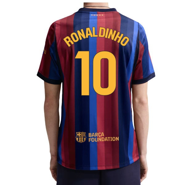 2026-2027 Barcelona Home Shirt (Ronaldinho 10)