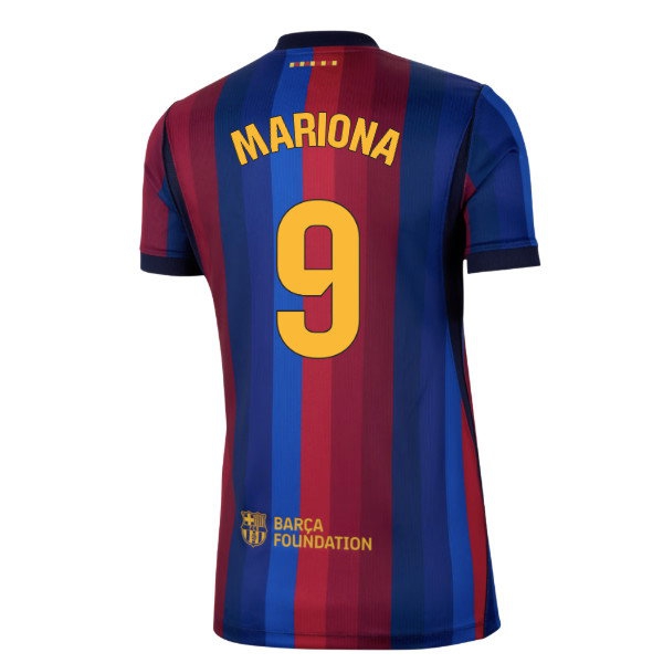 2026-2027 Barcelona Home Shirt (Womens) (Mariona 9)