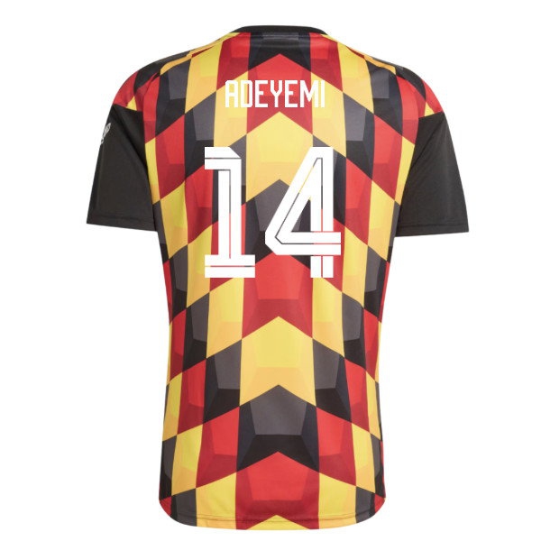 2026-2027 Germany Home Pre-Match Shirt (Black) (Adeyemi 14)