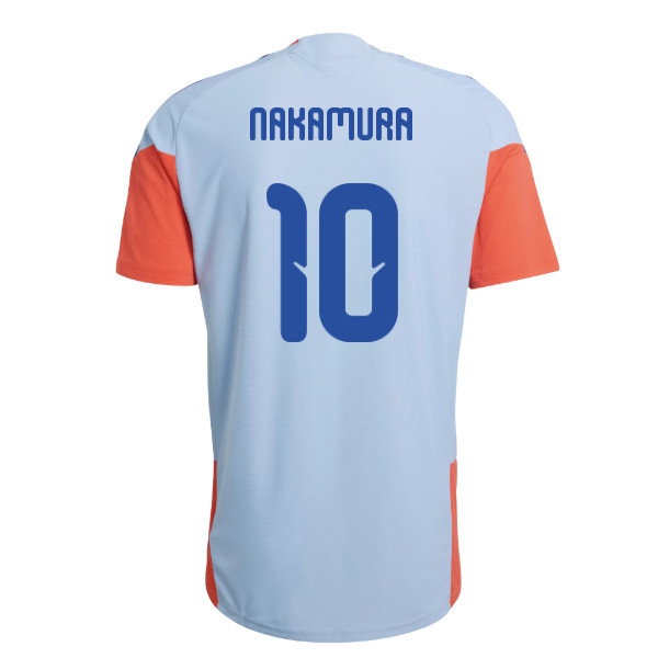 2026-2027 Japan WC26 Pro Training Shirt (Ash Blue) (Nakamura 10)