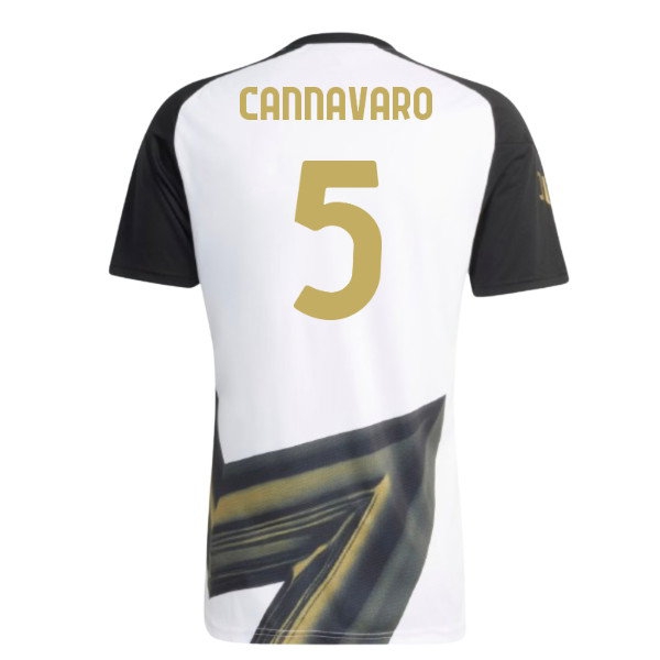 2026-2027 Juventus Pre-Match Shirt (White) (Cannavaro 5)