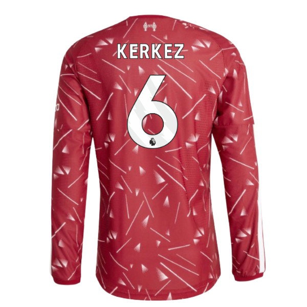 2026-2027 Liverpool match-style Long Sleeve Home Shirt (Kerkez 6)