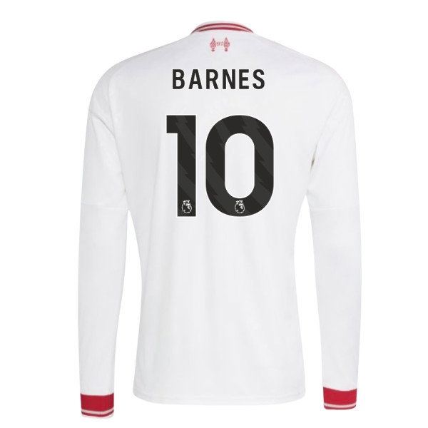 2026-2027 Liverpool Long Sleeve Away Shirt (Barnes 10)