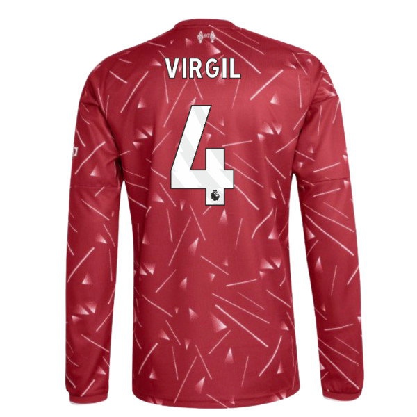2026-2027 Liverpool Long Sleeve Home Shirt (Virgil 4)
