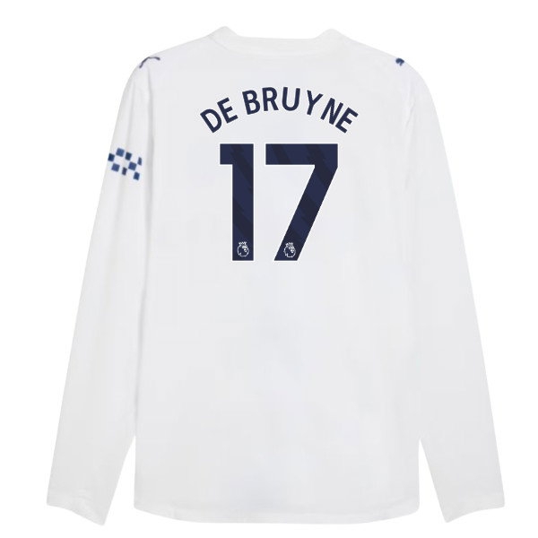 2026-2027 Man City match-style Long Sleeve Third Shirt (De Bruyne 17)