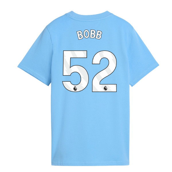2026-2027 Man City FtblCulture Tee (Light Blue) (Bobb 52)