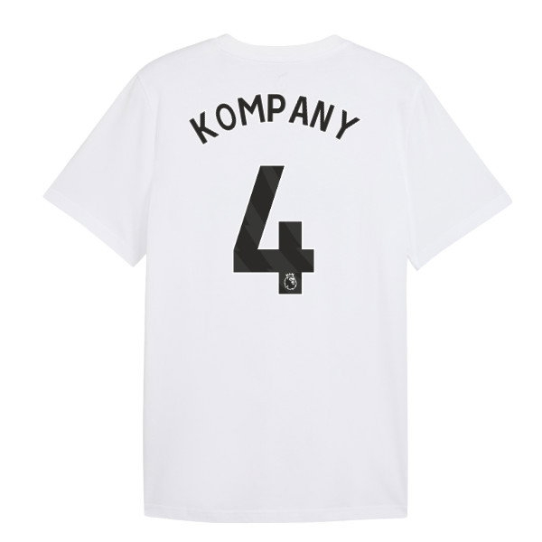 2026-2027 Man City FtblCulture Tee (White) (Kompany 4)