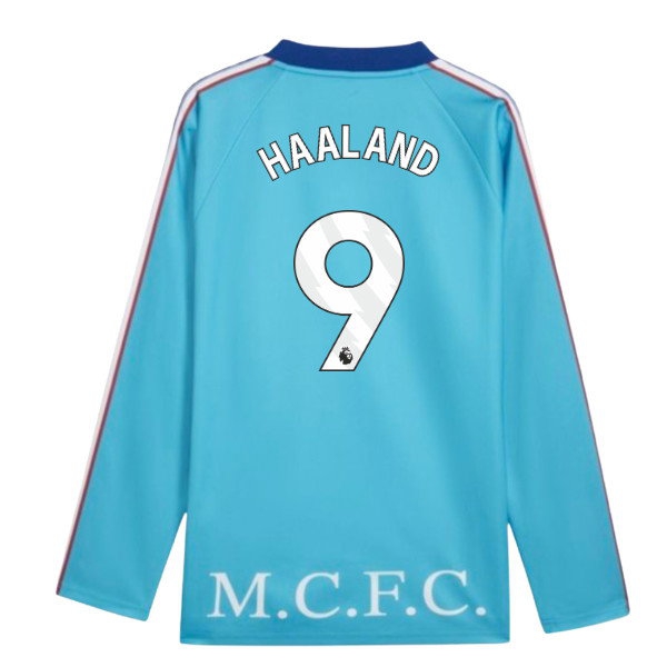 2026-2027 Man City KING Jersey LS (Blue) (Haaland 9)