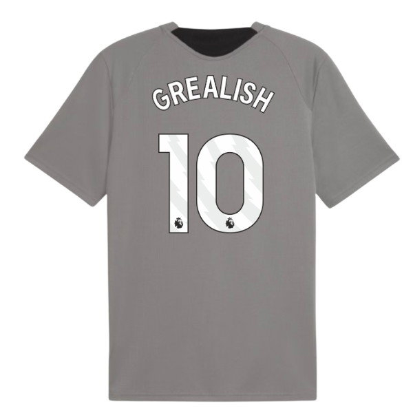 2026-2027 Man City Training Jersey (Cast Iron) (Grealish 10)