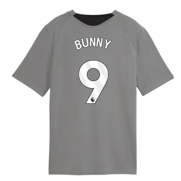2026-2027 Man City Training Jersey (Cast Iron) - Kids (Bunny 9)