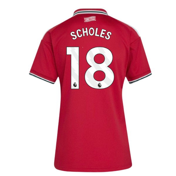 2026-2027 Man Utd Home Shirt (Womens) (Scholes 18)