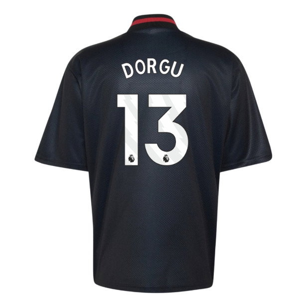 2026-2027 Man Utd Street Jersey (Black) (Dorgu 13)