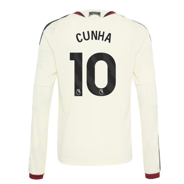 2026-2027 Man Utd Third Long Sleeve Shirt (Kids) (Cunha 10)
