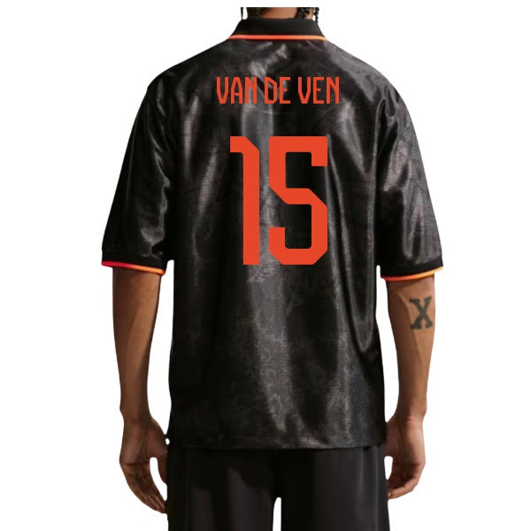 2026-2027 Netherlands Energy Shirt (Black) (Van De Ven 15)