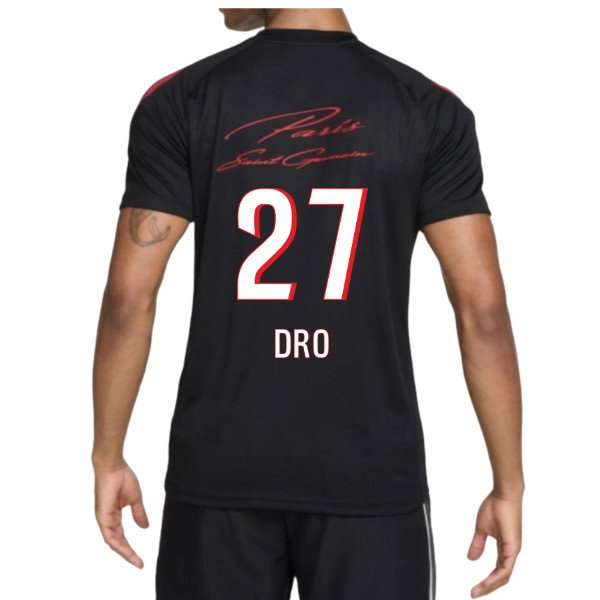 2026-2027 PSG Training Shirt (Black) (Dro 27)