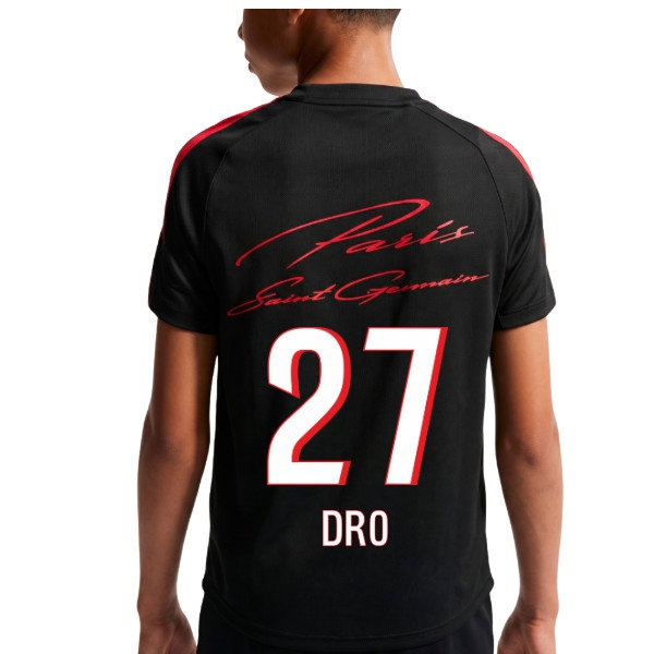 2026-2027 PSG Training Shirt (Black) - Kids (Dro 27)