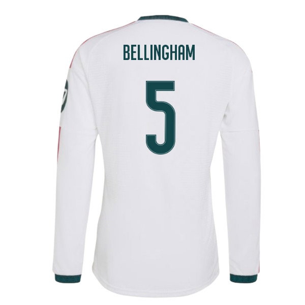 2026-2027 Real Madrid match-style Long Sleeve Home Shirt (Bellingham 5)