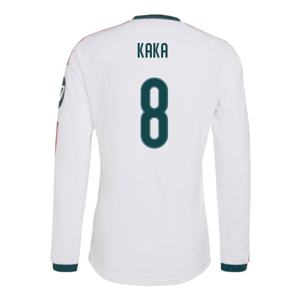 2026-2027 Real Madrid match-style Long Sleeve Home Shirt (Kaka 8)