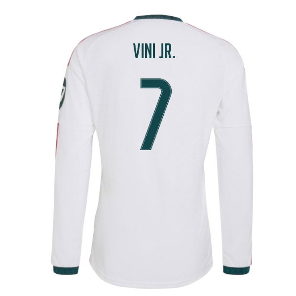2026-2027 Real Madrid match-style Long Sleeve Home Shirt (Vini Jr. 7)