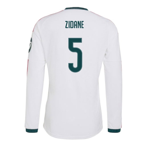 2026-2027 Real Madrid match-style Long Sleeve Home Shirt (Zidane 5)