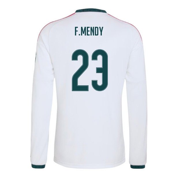 2026-2027 Real Madrid Long Sleeve Home Shirt (F.Mendy 23)