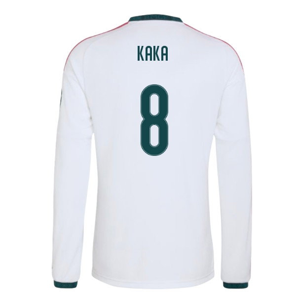 2026-2027 Real Madrid Long Sleeve Home Shirt (Kaka 8)