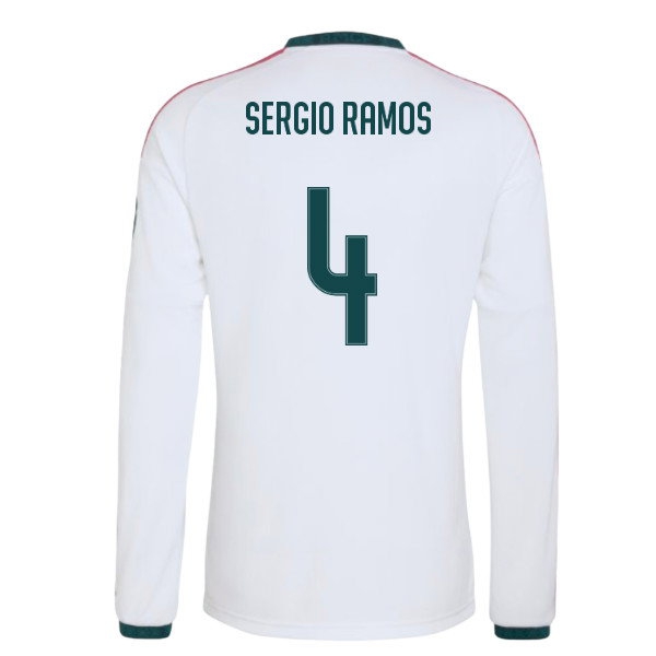 2026-2027 Real Madrid Long Sleeve Home Shirt (Sergio Ramos 4)