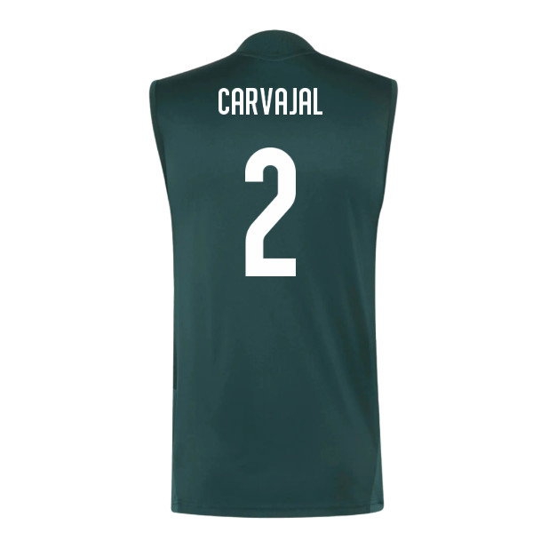 2026-2027 Real Madrid Sleeveless Training Jersey (Aurora Ivy) (Carvajal 2)