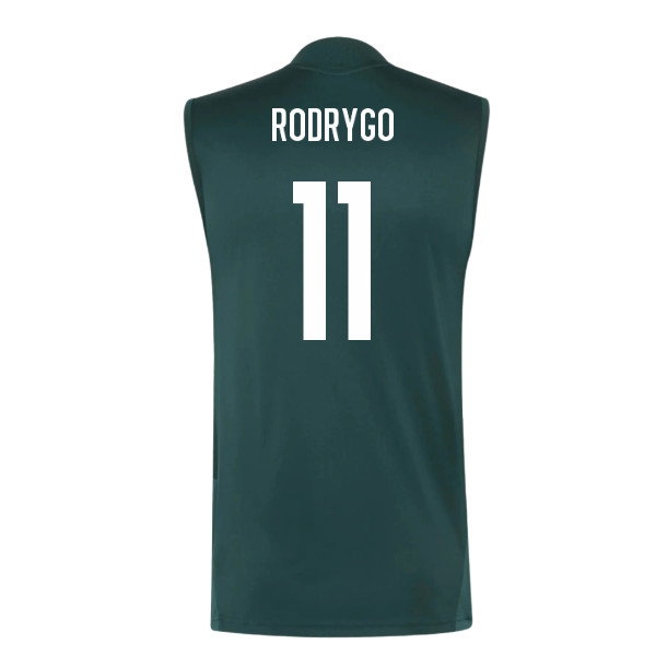 2026-2027 Real Madrid Sleeveless Training Jersey (Aurora Ivy) (Rodrygo 11)
