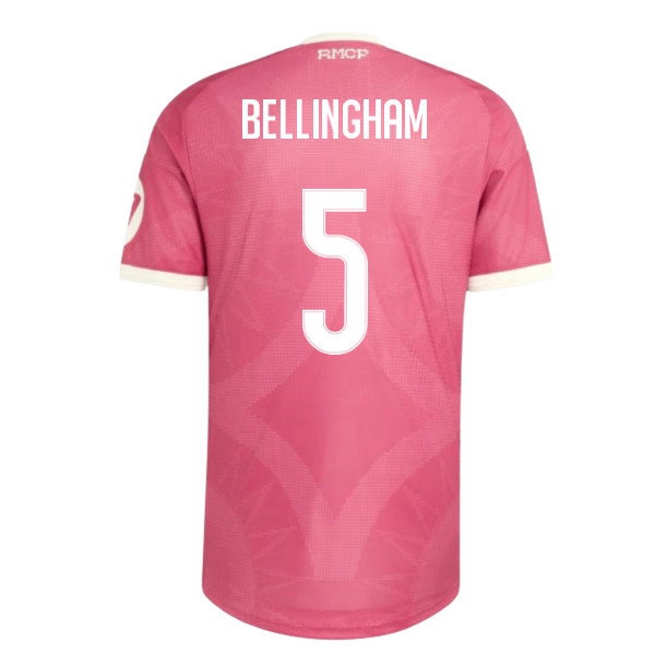 2026-2027 Real Madrid Third match-style Shirt (Pink) (Bellingham 5)