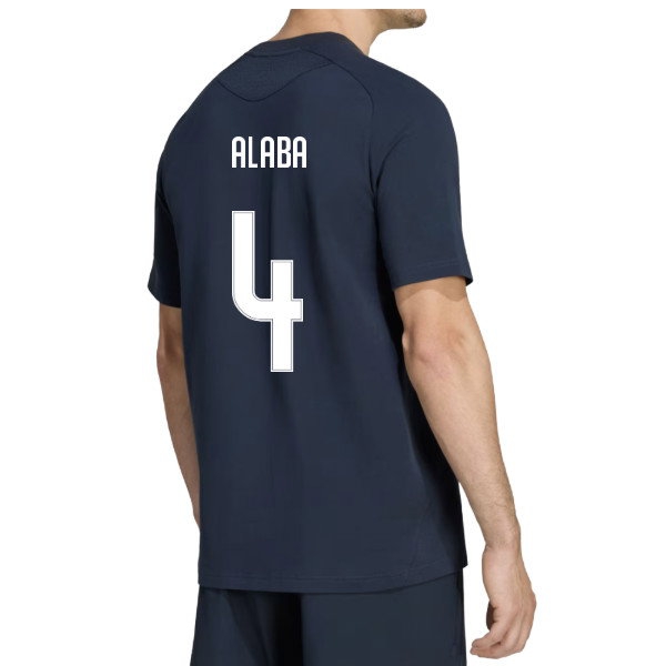 2026-2027 Real Madrid Travel Tee (Navy) (Alaba 4)