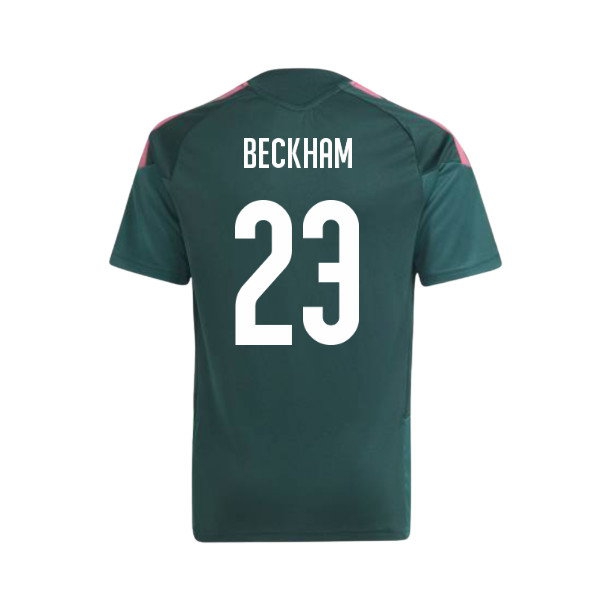 2026-2027 Real Madrid Training Jersey (Aurora Ivy) - Kids (Beckham 23)