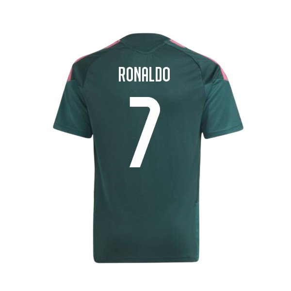 2026-2027 Real Madrid Training Jersey (Aurora Ivy) - Kids (Ronaldo 7)