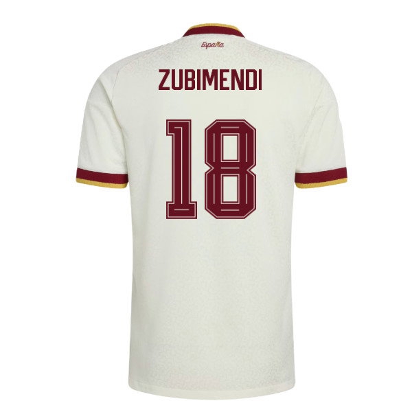 2026-2027 Spain match-style Away Shirt (Zubimendi 18)