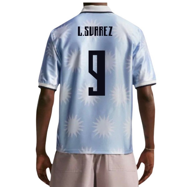 2026-2027 Uruguay Energy Shirt (Blue) (L.Suarez 9)