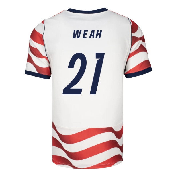 2026-2027 USA USMNT Match Home Jersey (Weah 21)
