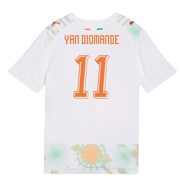 2026-2027 Ivory Coast Away Shirt (Kids) (Yan Diomande 11)