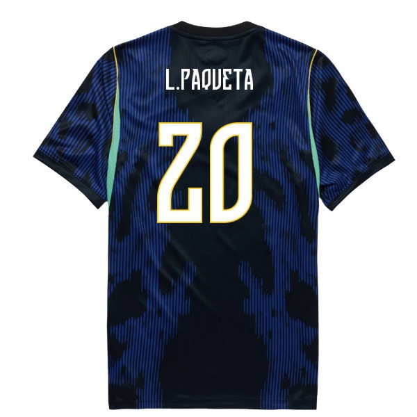 2026-2027 Brazil Away Shirt (Kids) (L.Paqueta 20)