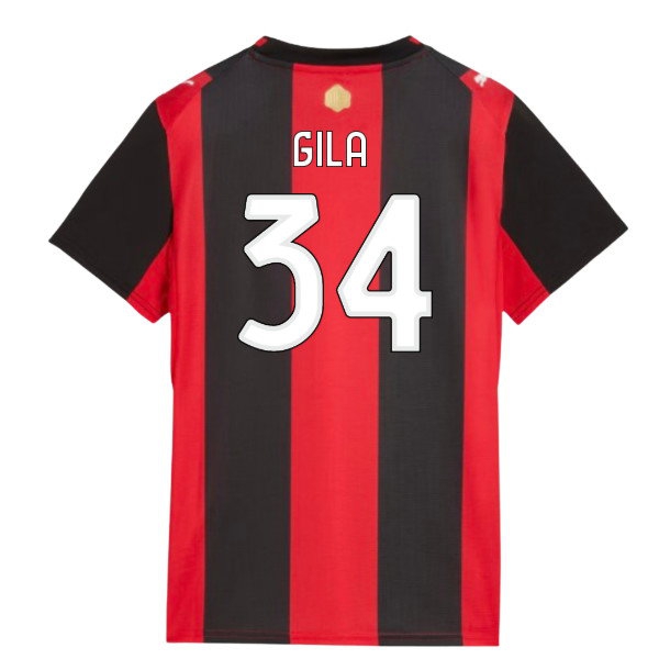 2026-2027 AC Milan Home Shirt (Womens) (Gila 34)