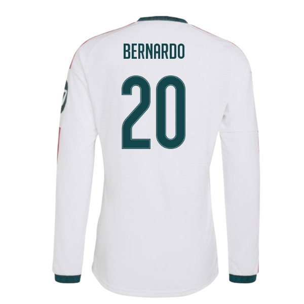 2026-2027 Real Madrid match-style Long Sleeve Home Shirt (Bernardo 20)